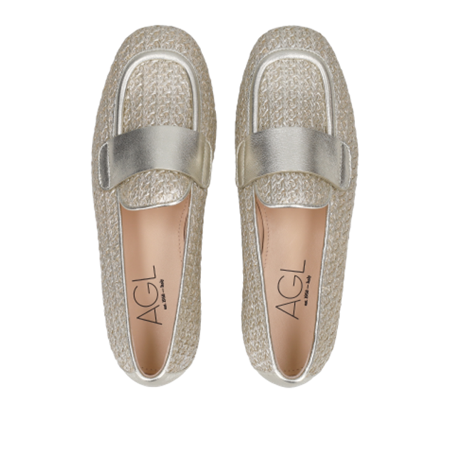 AGL SAHRYL RAFFIA slip-on shoe