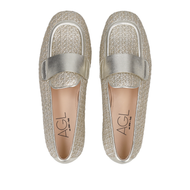 Attilio Giusti Leombruni SAHRYL RAFFIA slip-on shoe