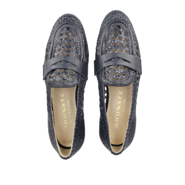 Brunate 11860 navy Slipper & Mokassin in blau