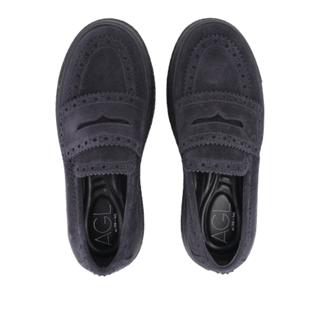 AGL D946030PGFERGU0804 Slipper & Mokassin in blau
