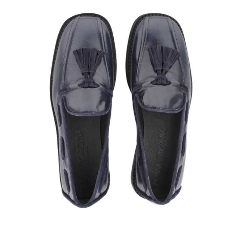 Donna Carolina KALI JOY BRILL NAVY 58.778.090-001 Slipper & Mokassin in blau