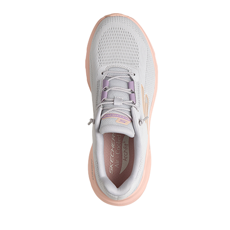 Skechers 129802 LTGY GO RUN Sneaker in grau