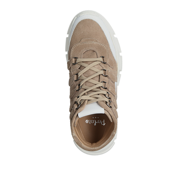 Perlato 11662 BLANC/STONE sneaker in beige