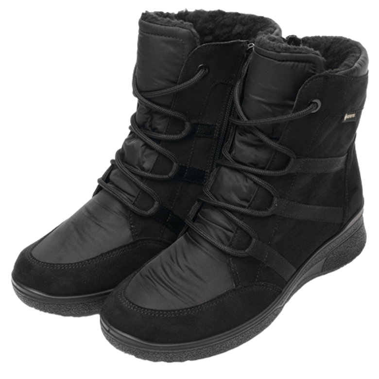 Ara 58504-01 MÜNCHEN-ST warm lining in black