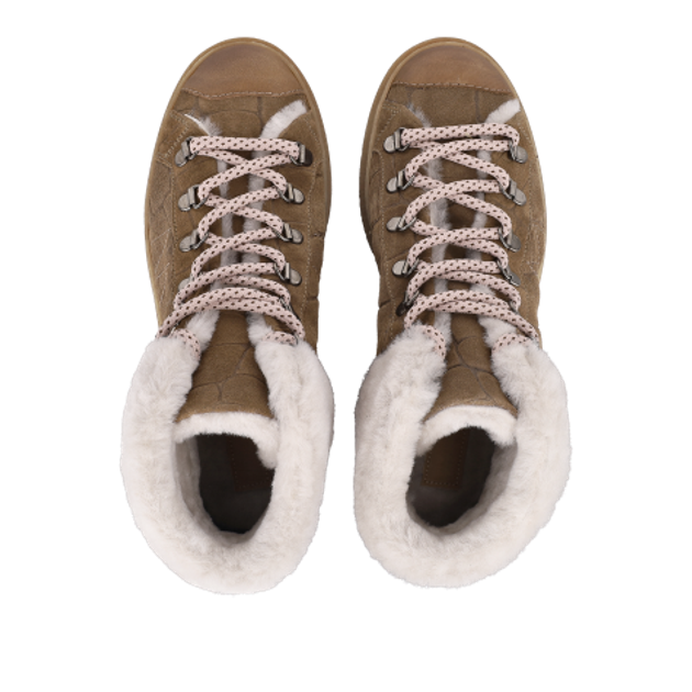 Donna Carolina KILLIA FLUFF CROCCO NOCE 58.732.186P-001 Warm Lining in Brown