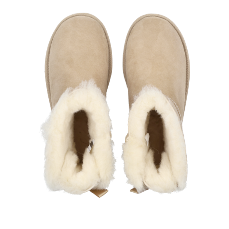 UGG MINI BAILEY BOW II warm lining in beige