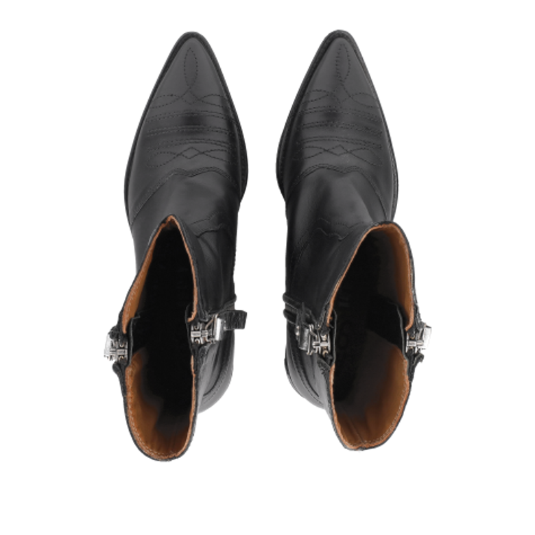 A.S.98 B84205 0001 NERO+ARGENTO Stiefeletten in schwarz