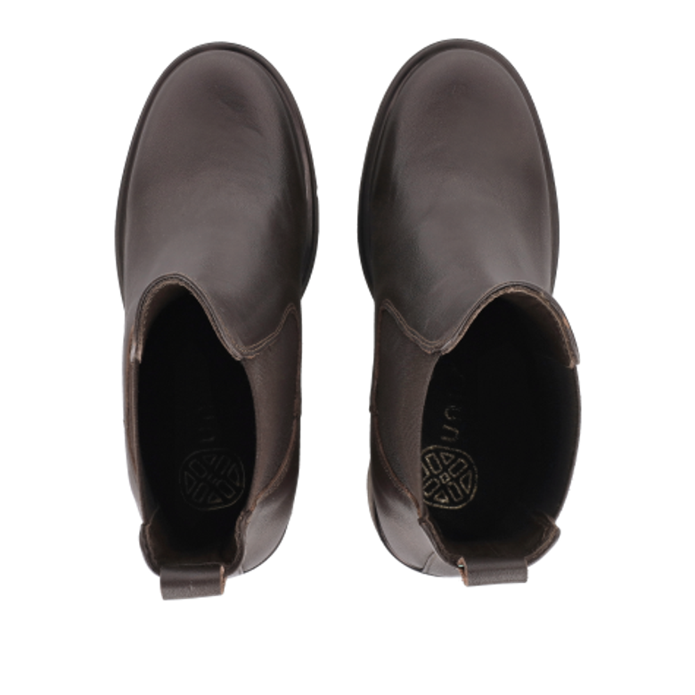 Unisa KLINO_BNA WENGUE Brown Ankle Boots