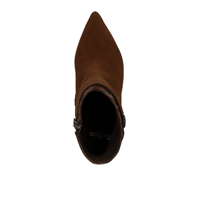 Perlato 11336 COGNAC ankle boots in brown