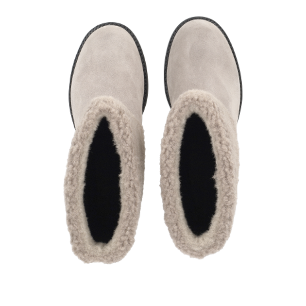 Boss Eleri_Bootie ankle boots in beige