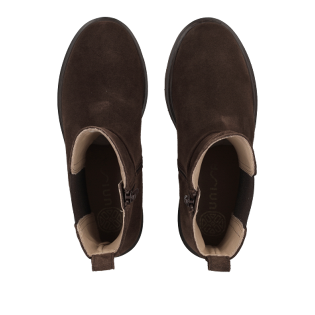 Unisa JAINE_BS BROWN ankle boots in brown