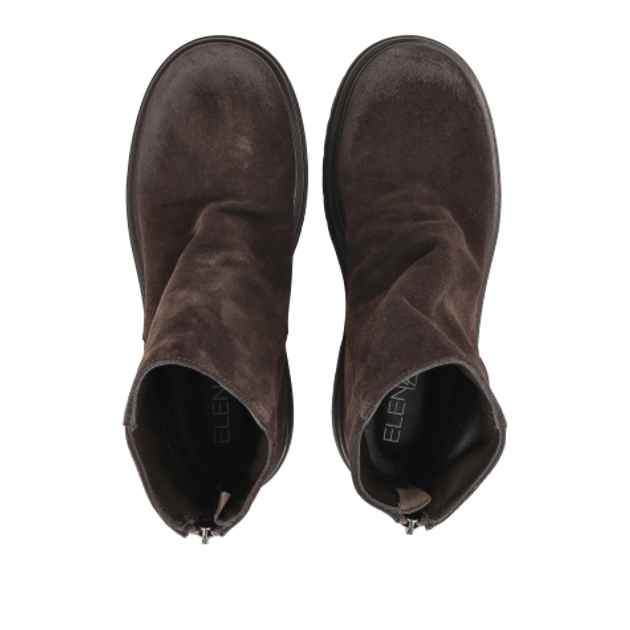 ELENAIACHI E4835 WASH VELOUR EBANO Stiefeletten in braun