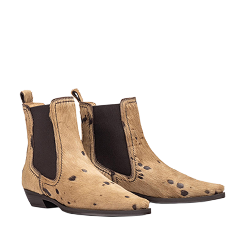 Unisa FLIPA_SPO TOPO Ankle Boots in Brown