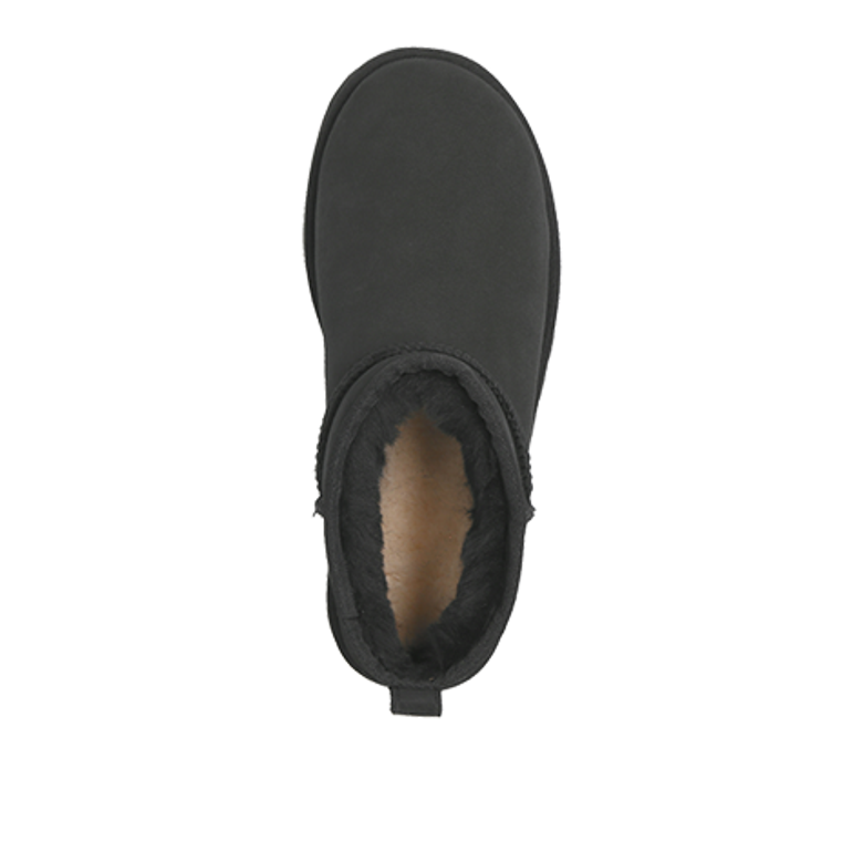 UGG CLASSIC ULTRA MINI warm lining in black
