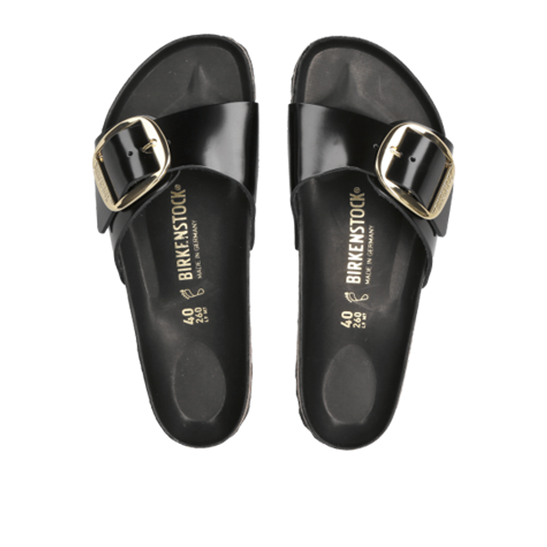 Birkenstock MADRID BIG BUCKLE sandals in black