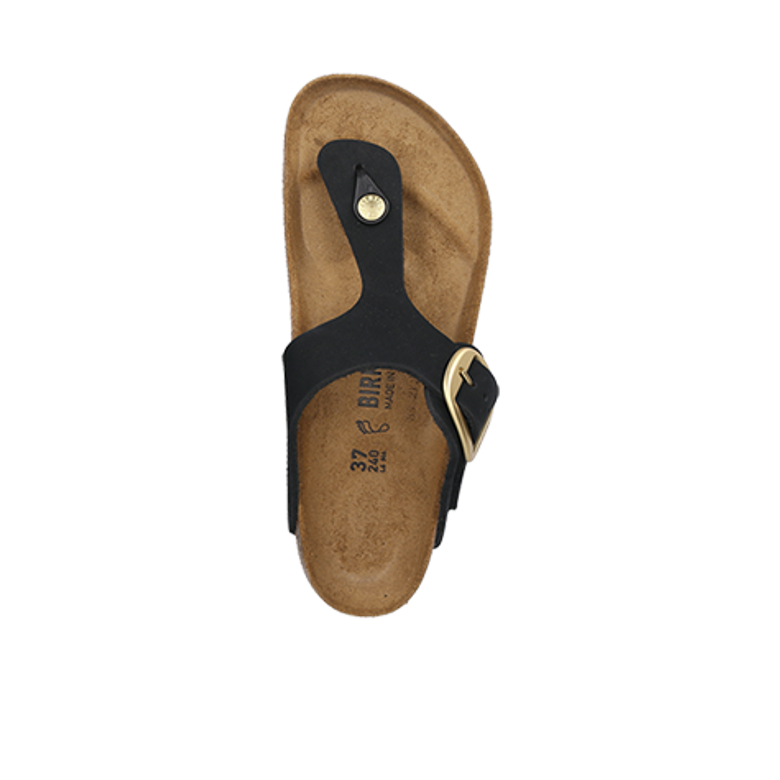 Birkenstock 1024019 GIZEH BIG BUCKLE sandals in black