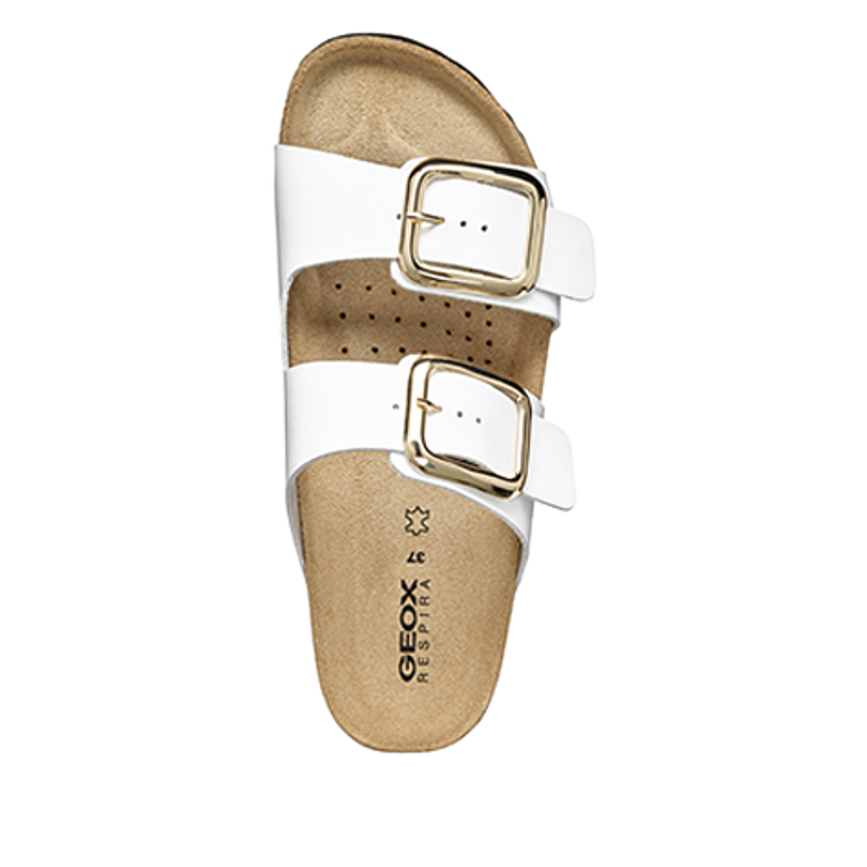 GEOX BRIONIA sandals in white