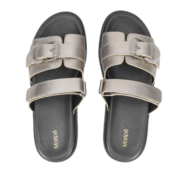 Maripé ERACLE V.5 AMBRA sandals in silver