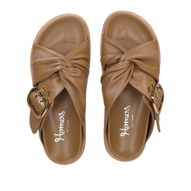 Homers 22165 BIO sandals in brown