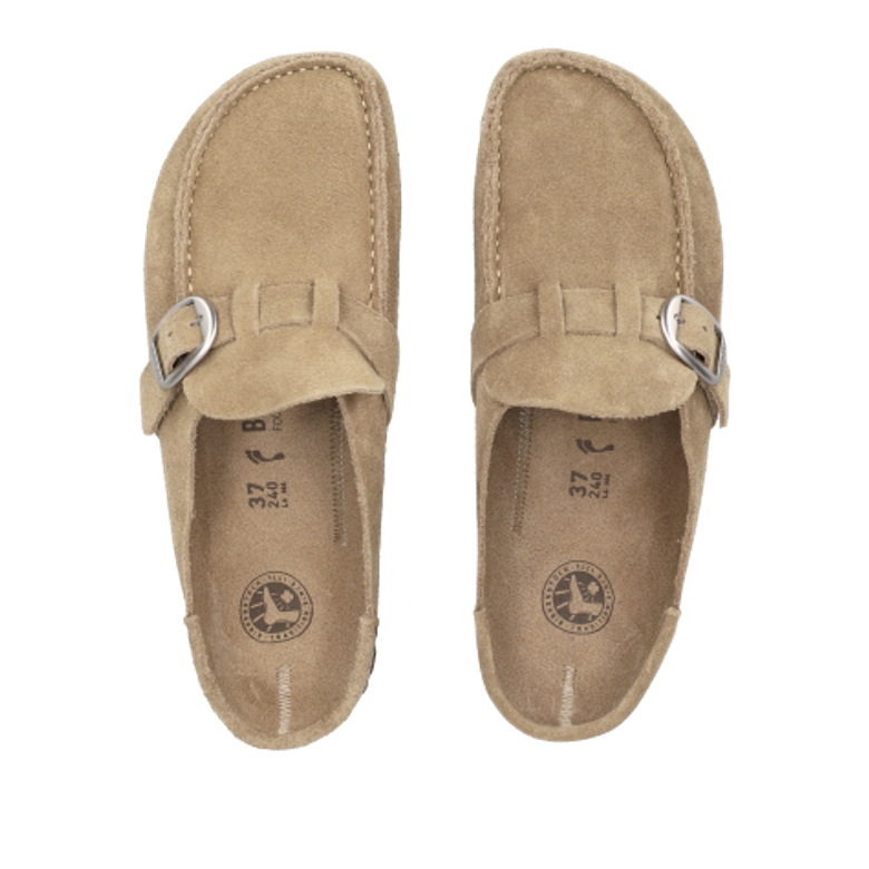 Birkenstock 1019490 BUCKLEY SUEDE LEATHER sandals in brown