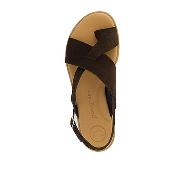 Paul Green 6216-029 sandals in brown