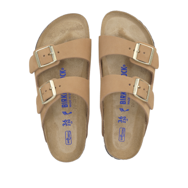 Birkenstock 1032086 ARIZONA SOFT FOOTBED sandals in brown