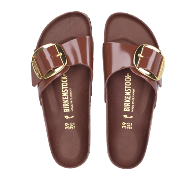 Birkenstock 1022568 MADRID BIG BUCKLE sandals in brown