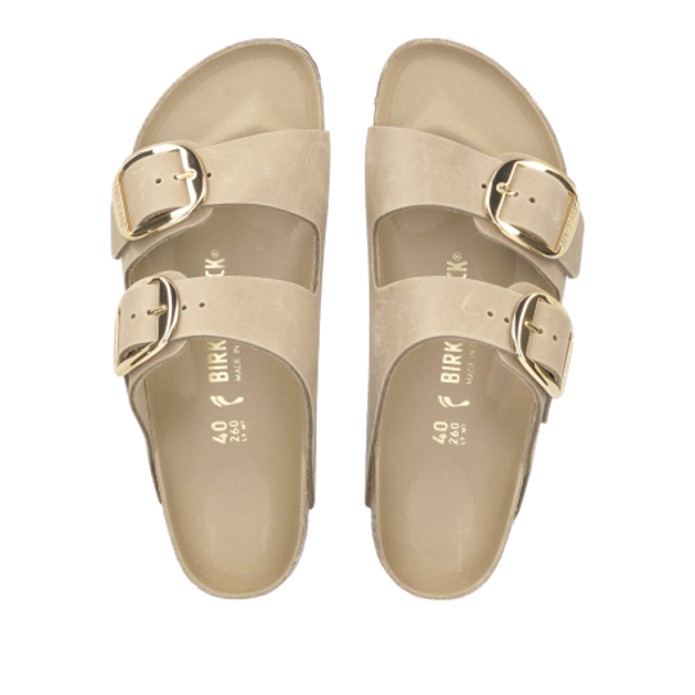 Birkenstock 1030395 ARIZONA BIG BUCKLE sandals in beige