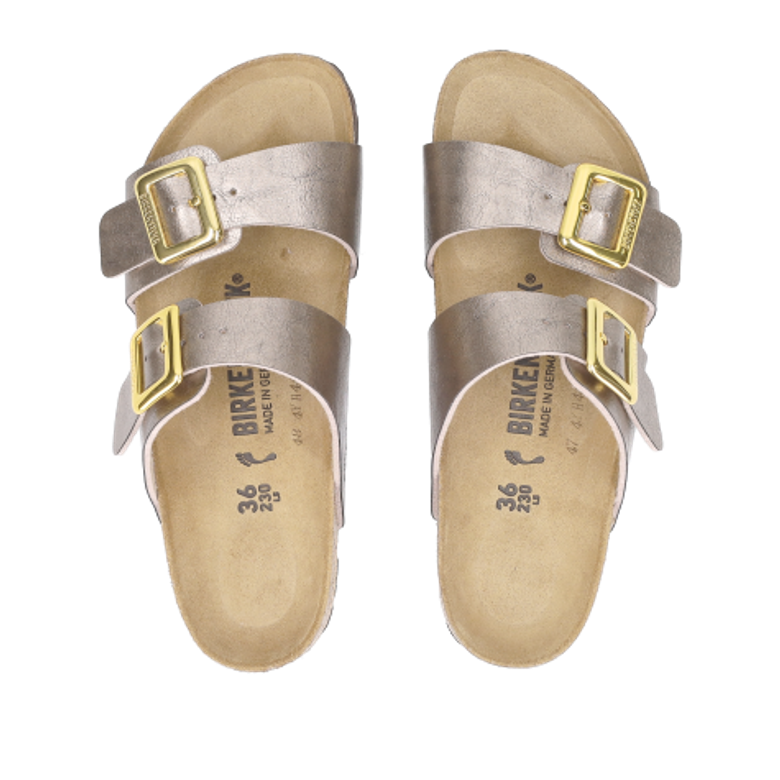 Birkenstock 1029372 SYDNEY CUSHION BUCKLE BIRKO-FLOR sandals in beige