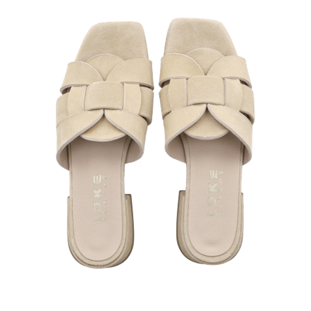 Lüke Schuhe KARIN CAMEL Sandaletten in beige