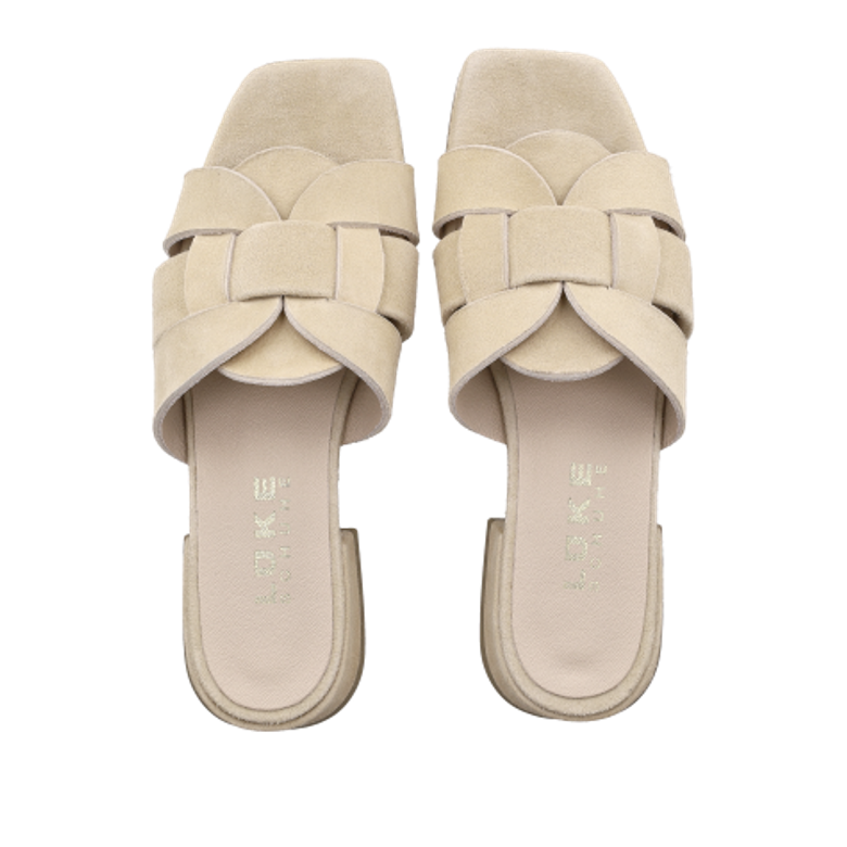 Lüke Schuhe KARIN CAMEL Sandaletten in beige