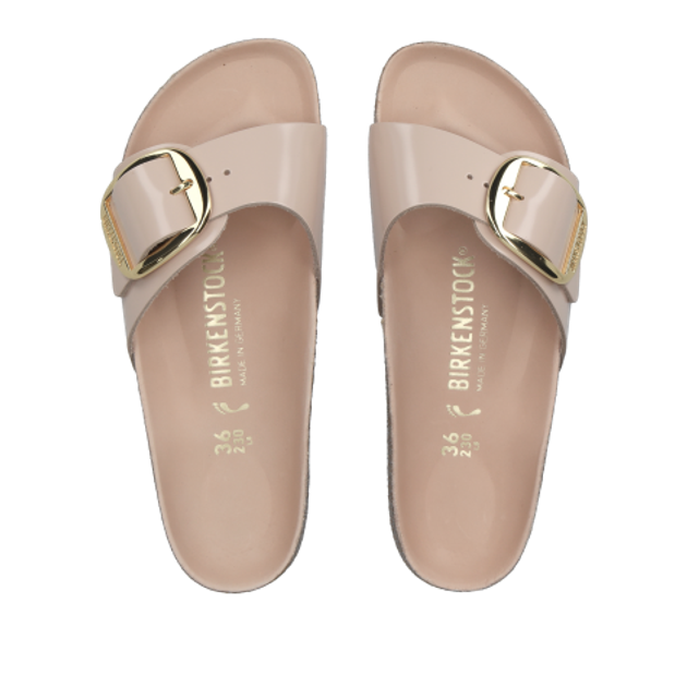 Birkenstock 1026496 MADRID BIG BUCKLE sandals in beige