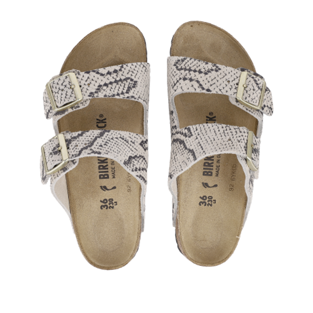 Birkenstock 1033065 ARIZONA RIVET LOGO Sandaletten in beige