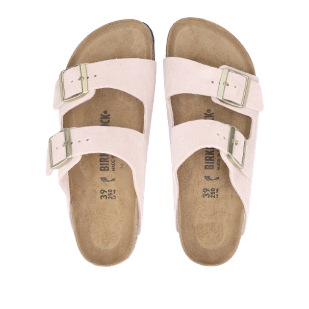 Birkenstock 1026170 ARIZONA SUEDE LEATHER sandals in rose