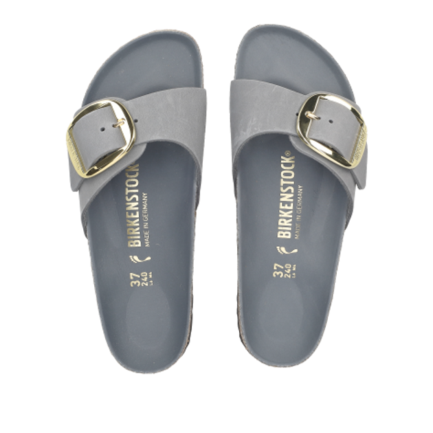 Birkenstock 1032090 MADRID BIG BUCKLE sandals in gray