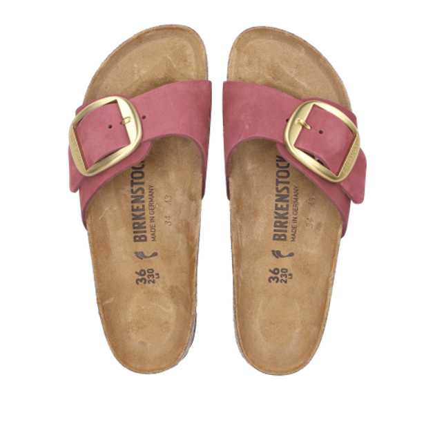 Birkenstock MADRID BIG BUCKLE sandals in purple