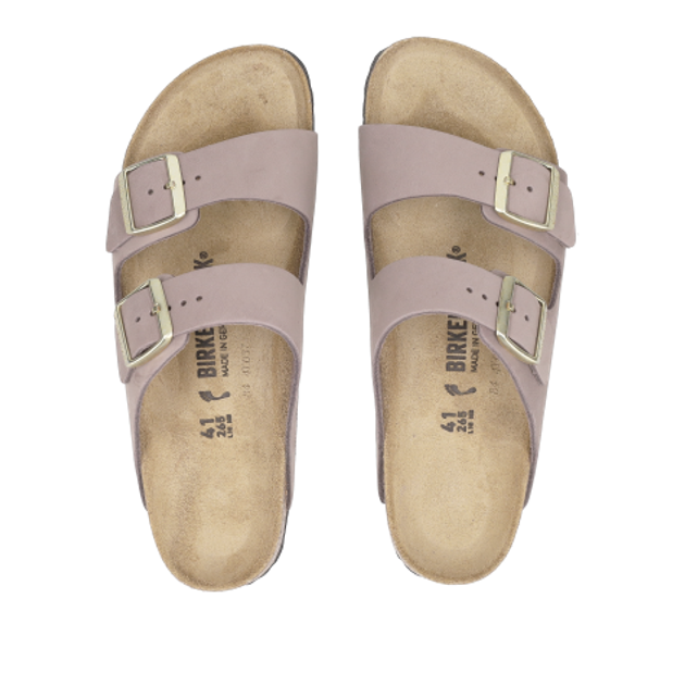 Birkenstock 1029428 ARIZONA NUBUK LEATHER sandals in purple