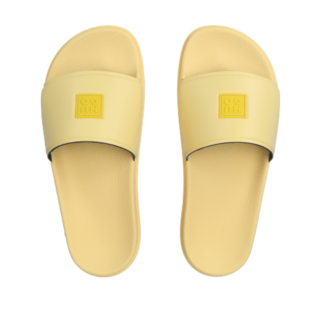 HUGO Match_it_Slid sandals in yellow