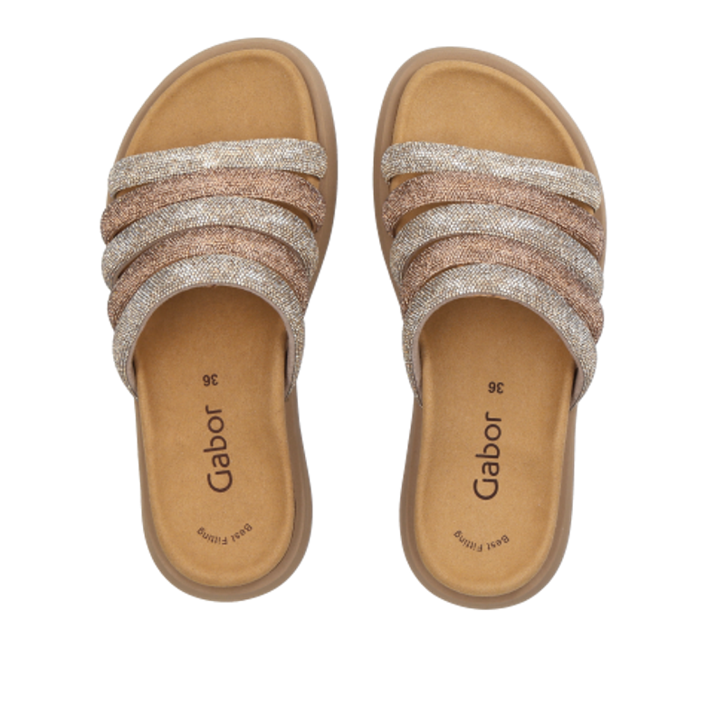 Gabor 43.752.82 sandals in gold