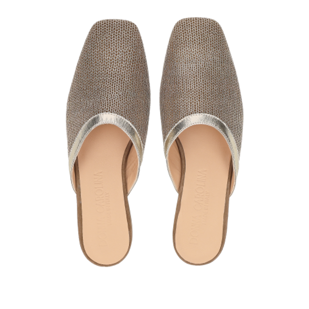 Donna Carolina ALGI PALM 57.475.448-001 Sandals in gold