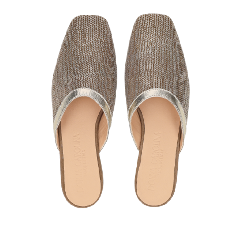 Donna Carolina ALGI PALM 57.475.448-001 Sandals in gold