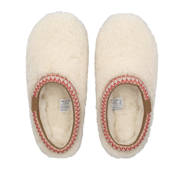 UGG TASMAN MAXI CURLY slippers in white