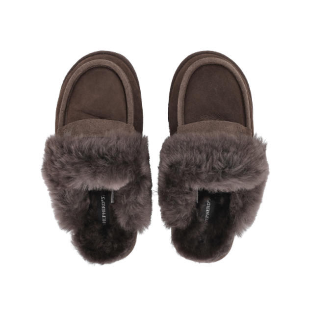Shepherd 21-2502037 Cabris Moro Hausschuhe in braun