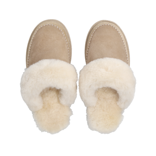 Hey Marley HOUSE SHOE CUSHY slippers in beige