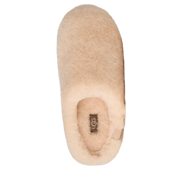 UGG 1184352-NAT ELEA FLUFFED SLIP-ON Slippers in Beige