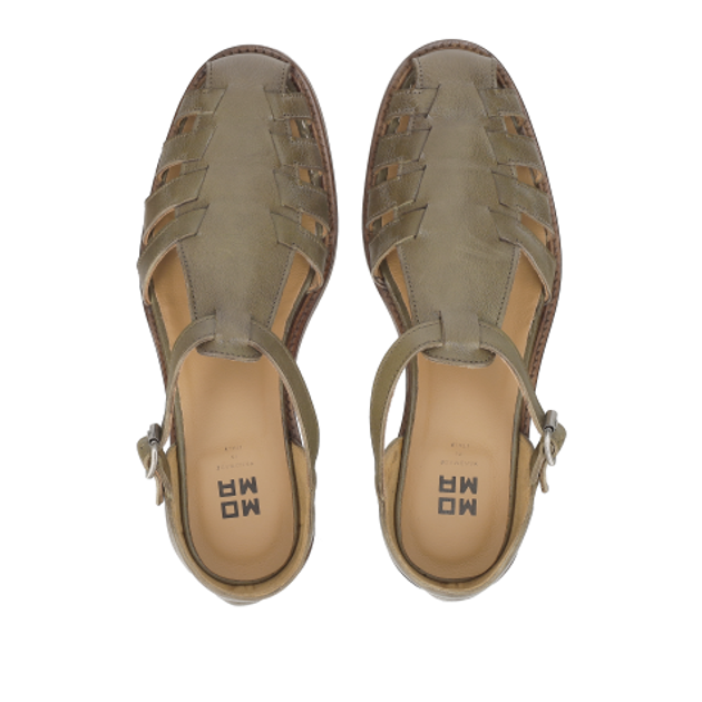 Moma 38603G-KU ARMY sandals in green