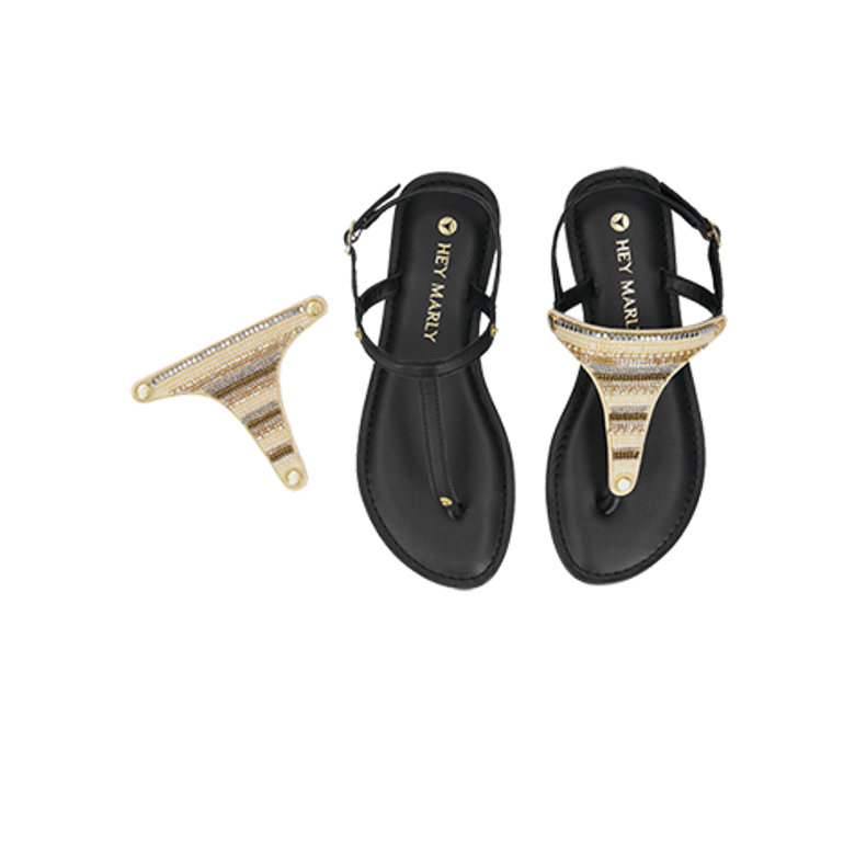 Hey Marly BASE SANDAL sandals in black