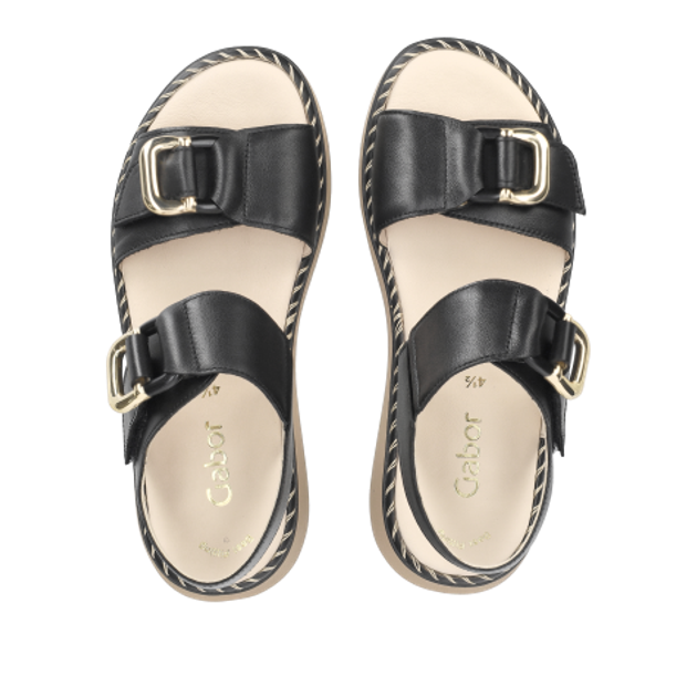 Gabor 4.590.27_6 sandals in black