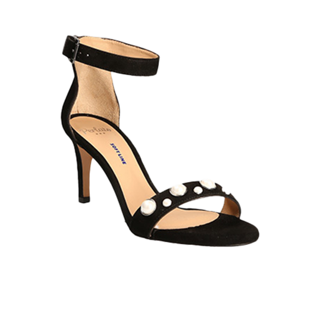 Perlato 10567 sandals in black