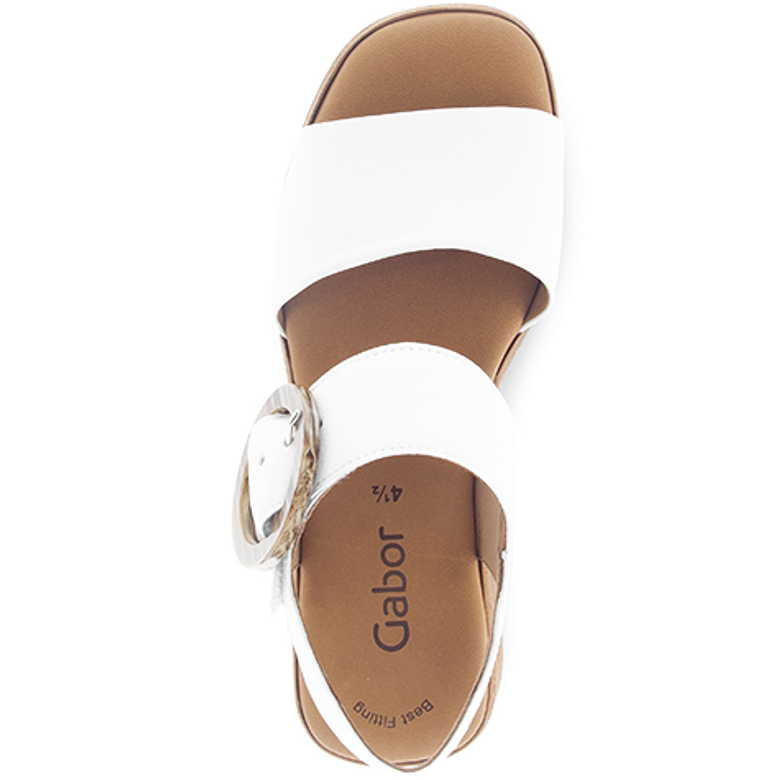 Gabor 4.520.20_6 sandals in white